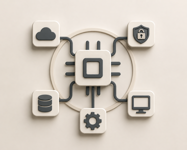 Illustration of technology and systems